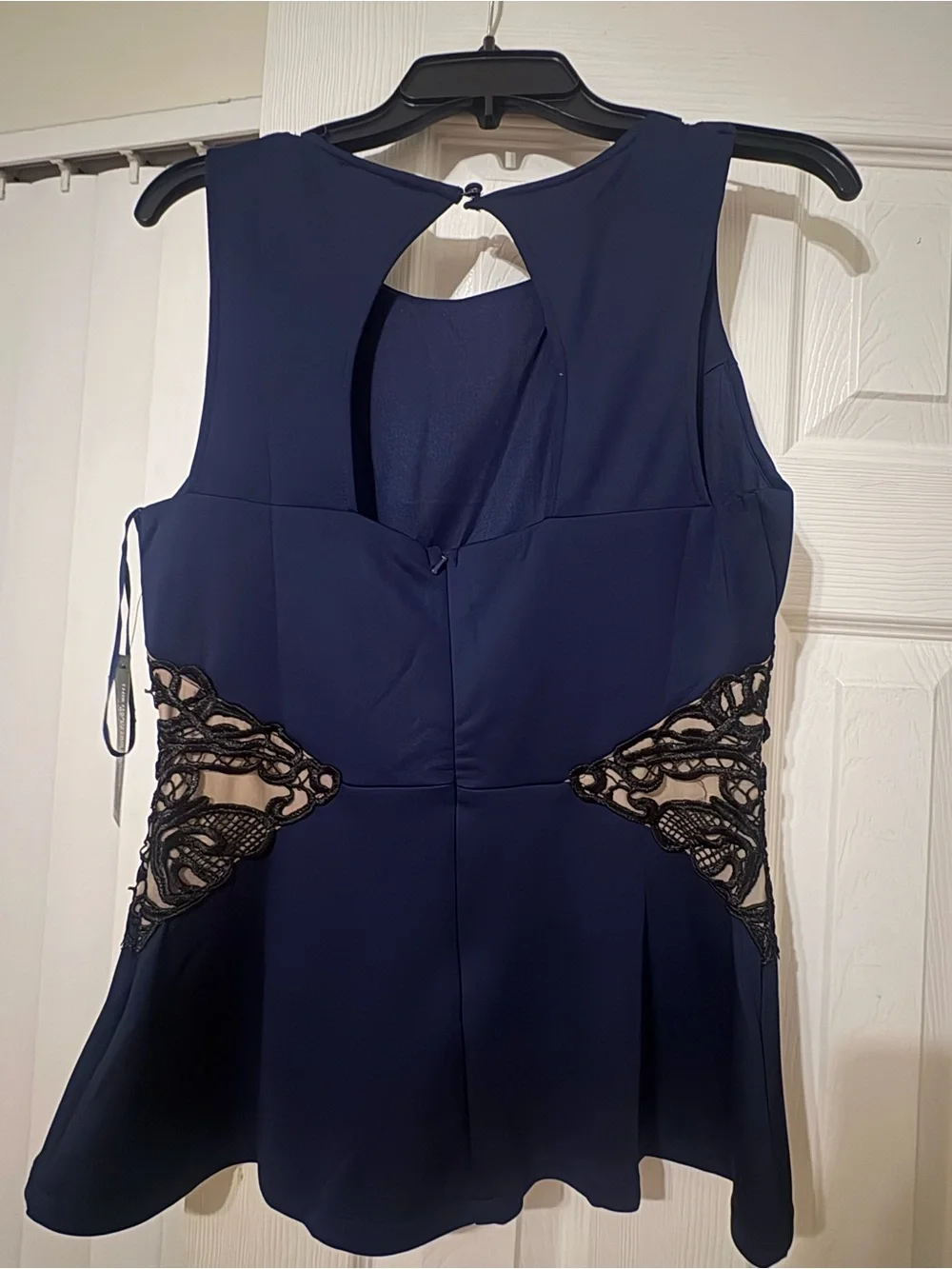 VENUS Navy Shell Top - Picture 2 of 4